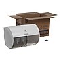 Georgia-Pacific Compact 2-Roll Side-by-Side Coreless Toilet Paper Dispenser, White (56797A)~#|#~1EEA5339-1A50-4C44-94F61720D39A0D8E_sc7