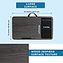 LapGear Home Office 21.1" x 12" x 2.6" Lap Desk, Gray Woodgrain (91545)~#|#~1EF4E5AC-D293-485A-BFFDF3D0DF708759_sc7