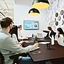 Bush Business Furniture 96W x 42D Boat Shaped Conference Table with Wood Base, Mocha Cherry (99TB9642MRK)~#|#~1EF7F3EB-D3BB-4561-A7170F4B4EDC20B7_sc7