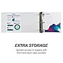 Samsill Titan Non-stick Heavy Duty 6" 3-Ring View Binders, D-Ring, White (16427)~#|#~1F0297D1-A394-40BA-AB6183C4D7A3F209_sc7