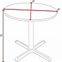 Regency Cain 30" Round Laminate X Base Breakroom Table, Cherry/Grey (TB30RNDCHGY)~#|#~1F2233C5-20C2-4713-865E0CEA33E391D6_sc7