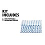 Rubbermaid HYGEN Microfiber Cleaning Cloths, 12" x 12", White/Blue, 600 Cloths/Pack (2134283)~#|#~1F28141D-33EB-411F-95490BB56832F2DA_sc7
