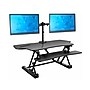 Mount-It! 47"W Electric Adjustable Standing Desk Converter with Dual Monitor Mount and USB Charging Port, Black (MI-8054)~#|#~1F2C2E0C-6784-4224-8A6D4BAA0BA369EB_sc7