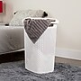 Mind Reader 15.8 Gallon Hamper with Lid, Plastic, White, 3/Pack (3PK60HAMP-WHT)~#|#~1F3D0198-BDB5-44B0-858C111670B435DD_sc7