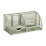 Staples 7-Compartment Metal Mesh Desk Organizer, Sage Green (ST63825)~#|#~1F72F8F7-49F8-4F24-9062C8630B82B495_sc7