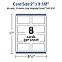 Avery Gold Border w/ Gold Dots Matte Blank Card, White, 80/Pack (S00-D1F)~#|#~1F80E4C0-4551-4664-BC528B02D650033F_sc7
