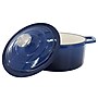Elama Cast Iron 2.7 Qt Dutch Oven, Dark Blue (935124513M)~#|#~1F93B10A-6E90-4017-88B3D3E7D998797A_sc7