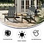 Flash Furniture Charlestown All-Weather Poly Resin Wood Adirondack Chair, Gray (JJC14501LTG)~#|#~1F93CF98-697C-456E-A3970F5A2396CDC7_sc7