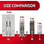 Command Extra Large Hook, 10lb., Satin Nickel, 2/Pack (17038SN-2ES)~#|#~1FA0E807-9584-465B-B7A45AD6BE740A1C_sc7