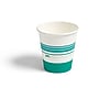 Perk 10 Oz Paper Hot Cups, 500 Count Bulk Disposable Coffee Cups for Hot Beverages, White/Teal~#|#~1FA5D0C6-9766-410B-A9A5B2DAF1BC871C_sc7