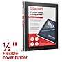 Staples Heavy Duty 1/2" 3-Ring Flexible Poly Binders, Black (ST62606)~#|#~1FB342C8-34A8-4D3A-A027E783C72CC49F_sc7