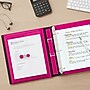Staples Heavy Duty 1" 3-Ring Better Binder, D-Ring, Pink (ST55843-CC)~#|#~1FB6B621-1533-431D-B7E17D47489893A9_sc7