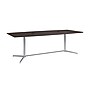 Bush Business Furniture 96W x 42D Boat Shaped Conference Table with Metal Base, Storm Gray (99TBM96SGSVK)~#|#~1FBFC51D-57F2-4AE8-8B3CF90709BFA13F_sc7