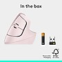 Logitech Lift Vertical Wireless Ergonomic Optical Mouse, Rose (910-006472)~#|#~1FC5EB22-EA13-4247-97C861B0649D6A41_sc7
