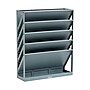 Mind Reader 5-Compartment Mountable Plastic Vertical File Storage, Gray  (WALLANCH-GRY)~#|#~1FC5F01B-7686-4667-A33B6CDCF0EE1770_sc7