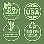 Samsill Earth's Choice Biobased Heavy Duty 2" 3-Ring View Binders, D-Ring, White (16967)~#|#~1FD6D1D1-3EE6-49B7-BE707832BE9C5AFE_sc7