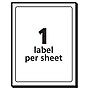 Avery Laser/Inkjet Multipurpose Labels, 3" x 5", White, 1 Label/Sheet, 40 Sheets/Pack (5450)~#|#~1FF409E0-58CD-4ED3-96C136B73E444951_sc7