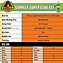 Gorilla Gel Super Glue, 0.88 oz., Clear (102433)~#|#~20075163-D326-449C-9E8875CBB4BE8B43_sc7