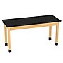 Diversified Woodcrafts Perpetulab Rectangular Science Lab Table, 60" x 24", Oak (P7606K30N)~#|#~20095FDB-FE83-4DAF-A8FFDC576C652786_sc7