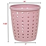 Staples Plastic Trash Can, 2.8 Gallon, Dusty Pink (ST63894)~#|#~202680D5-B898-49B0-A77D68EC5C7C46AF_sc7