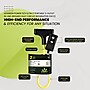 GoGreen Power 12/3 2' Portable Tri-Tap GFCI, Yellow (GG-12402)~#|#~2028542A-29F8-49B7-853120079D6093FD_sc7