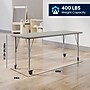 Flash Furniture Wren Rectangular Activity Table, 60" x 24", Height Adjustable, Light Gray Top/Silver Frame (XUA2460RECLGTPC)~#|#~202C6E7B-FB54-49F3-AF105B3C57C09E43_sc7