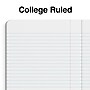 Staples Small Composition Notebook, 5" x 7", College Ruled, 80 Sheets, Pink (ST24491)~#|#~202F92A4-1CBD-4A28-B1879F7C9346EB99_sc7