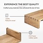 Anji Mountain Mango Wood Monitor Stand with Two USB Ports, Up to 32" Monitor, Natural (MS-FNG-MNG-P)~#|#~203EAEEB-14C7-4045-AEEF9AE3D775747B_sc7