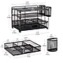 Mind Reader 3-Tier Metal Desk Organizer, Black (MESH4C-BLK)~#|#~204495FB-CBA2-4CD7-8EC18BD599808F52_sc7