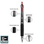 uniball 207 Plus+ Retractable Gel Pens, Medium Point, 0.7mm, Red Ink, Dozen (70122)~#|#~205129F9-FAFA-4FFD-9C33C718F4CA1478_sc7