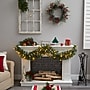 Nearly Natural Snow Tipped Christmas Artificial Garland, 6' (W1311)~#|#~20531A62-ACD1-4F36-82A0F12CA76C5521_sc7