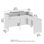 Bush Business Furniture Arrive 72"W L Shaped Reception Desk with Counter, Mocha Cherry (ARV009MR)~#|#~2062CE30-7D82-4035-8FCF5EA0D3DD2139_sc7