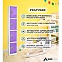 AdirOffice 72" 4-Tier Purple Storage Locker, 4/Pack (629-204-PUR-4PK)~#|#~20650E99-ED26-495A-97FBC092845FC85C_sc7