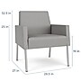 Lesro Mystic Lounge Fabric Guest Chair, Open House Graphite/Black (ML1101.SBK-01OHGP)~#|#~206AA8C2-88FF-4145-951810118E579AC3_sc7