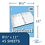 Undated Roaring Spring Paper Products 8.5" x 11" Academic Year Weekly Student Planner, Light Blue (12145)~#|#~207A1BBD-2A7B-4BB6-96071C11B584A7AF_sc7