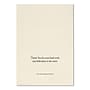 Custom "Formal Thank You" Thank You Card w/ Gold Lined Ecru Envelope, 50/BX~#|#~207B2AFB-9FF8-4FF3-BBAE8576BE5F5871_sc7