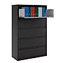 Staples HL8000 Heavy Duty 5 File Drawers Lateral File Cabinet, Black, Letter/Legal, 42"W (21748D)~#|#~20947965-E596-48C8-899F72995D7646E4_sc7