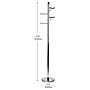 Mind Reader Freestanding Coat Rack, Silver, Metal (CRMAG-SIL)~#|#~209A4A43-B990-48E6-BD624162E760320F_sc7
