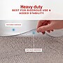 Staples Office Chair Mat, Clear Floor Mats with Lip, Flat-Pile Carpets, Extended Under-Desk Coverage, 53 x 45 Inch, Smooth Glide~#|#~20A84D0F-DA6A-419D-ACBAE1A9078F1BCD_sc7
