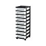 Iris 9-Drawer Standalone Storage, Black/Translucent White (585005)~#|#~20B5103D-C5AA-46CE-AF667D3455D49EA0_sc7