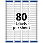 Avery Sure Feed Inkjet Return Address Labels, 1/2" x 1 3/4", Matte Clear, 800 Labels/Pack (18667)~#|#~20B570EF-93CE-4291-B3F4290BD8BE7B7B_sc7