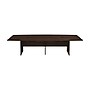 Bush Business Furniture 120W x 48D Boat Shaped Conference Table with Wood Base, Black Walnut (99TB12048BWK)~#|#~20B9D991-9D7C-4173-90DC62B81C9DB5A7_sc7