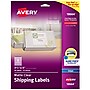 Avery Easy Peel Inkjet Shipping Labels, 3-1/3" x 4", Clear, 60 Labels/Pack (18664)~#|#~20C4D3A6-B64E-44B1-8C6776EFB80E0CE0_sc7