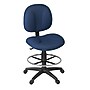 Regency Comfort Series Armless Fabric Drafting Chair with Footrest and Lumbar Support, Navy Blue (105-DK-NV)~#|#~20CFD4D7-3EE6-4DA0-9697B35B3D4565FA_sc7