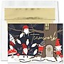 Customizable "Team Gnome" Holiday Card, Blank Inside, w/ Gold Lined White Fastick Env, 100/Box~#|#~20DAF6EA-388F-4AEF-8EE13A80CE12F8B1_sc7