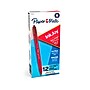 Paper Mate InkJoy 100 Retractable Ballpoint Pen, Medium Point, Red Ink, 12/Pack (1951252)~#|#~20E49731-9AD0-4B1F-BC6AFD8B136BA0AA_sc7