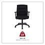 Alera® Kësson Series Height Adjustable Arm Fabric Swivel Computer and Desk Chair, Black (12010-03B )~#|#~20E66231-6FF0-4836-A8F2C35038B893B1_sc7
