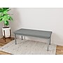 Lesro Lenox Steel 2-Seat Bench, Open House Asteroid/Silver (LS2001.SSV-01OHAS)~#|#~20EDEE76-03AF-4E7D-8A44E6A5D3A00662_sc7