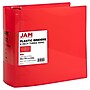 JAM Paper 4" 3-Ring Flexible Poly Binder, Red (PB75245RE)~#|#~20F86D75-028F-401C-9C5CB290C1E877DD_sc7