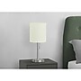 Monarch Specialties Inc. Incandescent Table Lamp, Nickel/Ivory, 2/Set (I 9649)~#|#~210006D0-3066-4DCD-8F33A16A35FD34FB_sc7